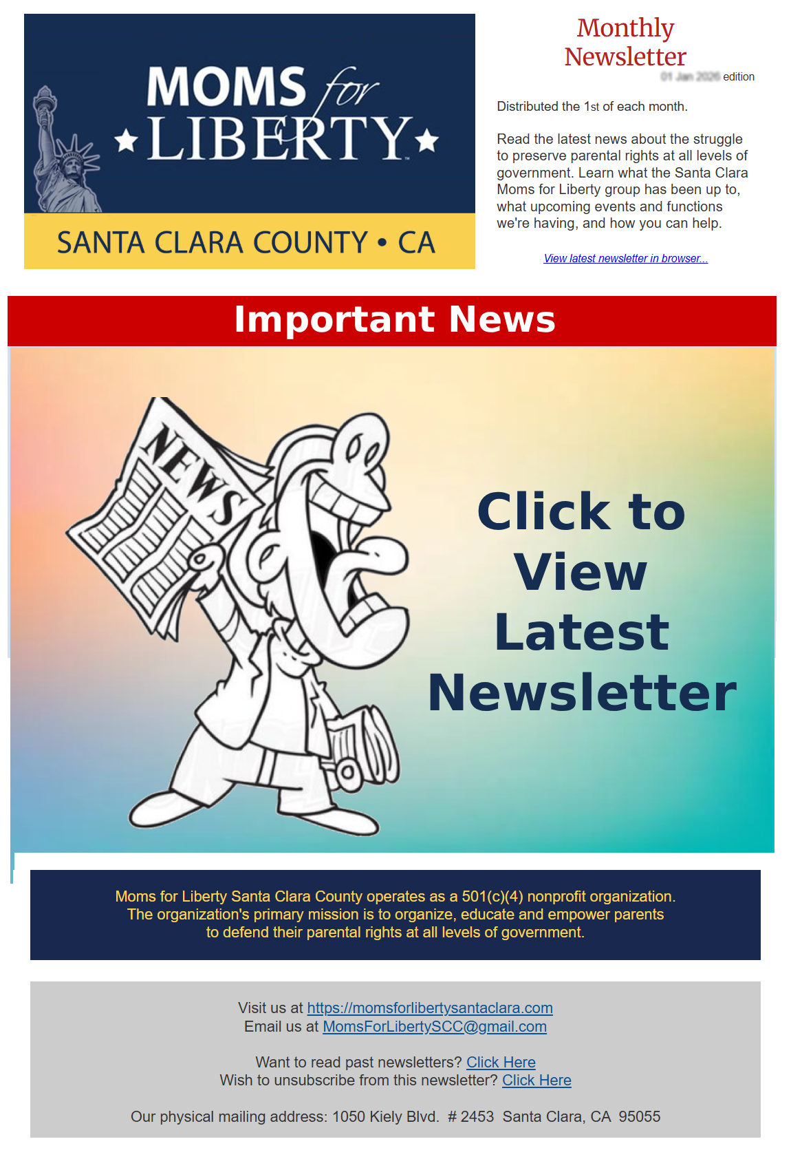 Read the latest newsletter