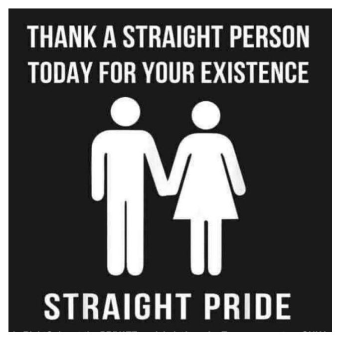 Straight pride